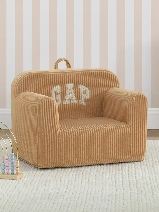 babyGap geribbelde velours stoel met logo