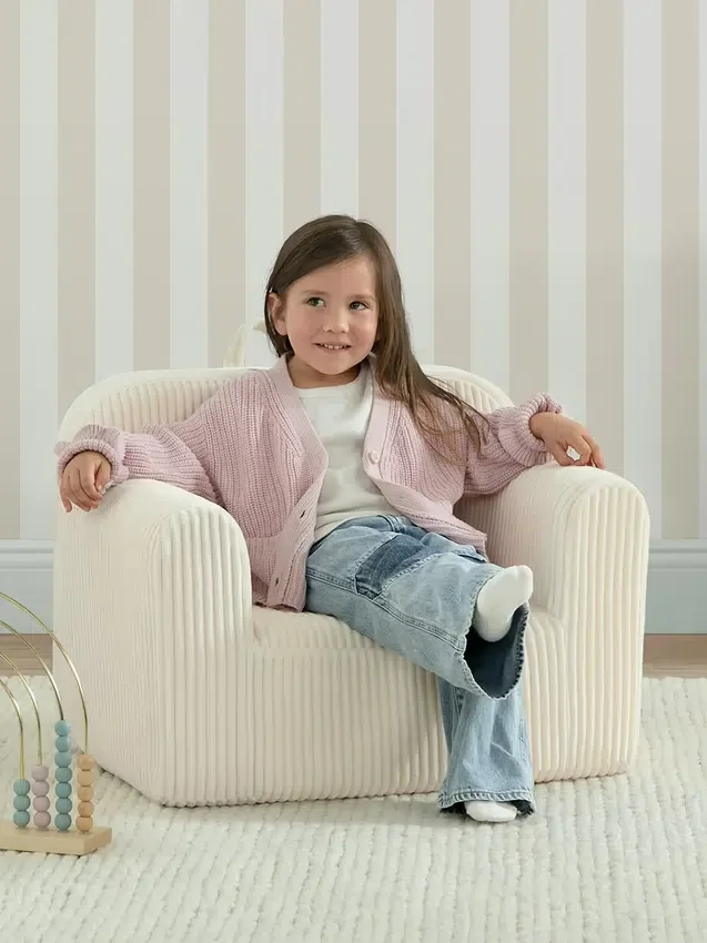 babyGap geribbelde velours stoel met logo