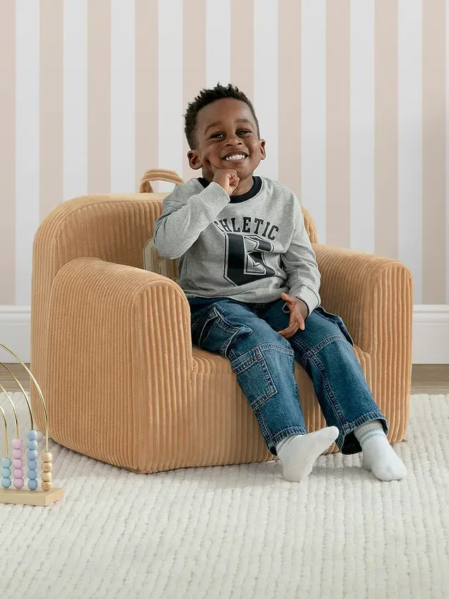 babyGap geribbelde velours stoel met logo