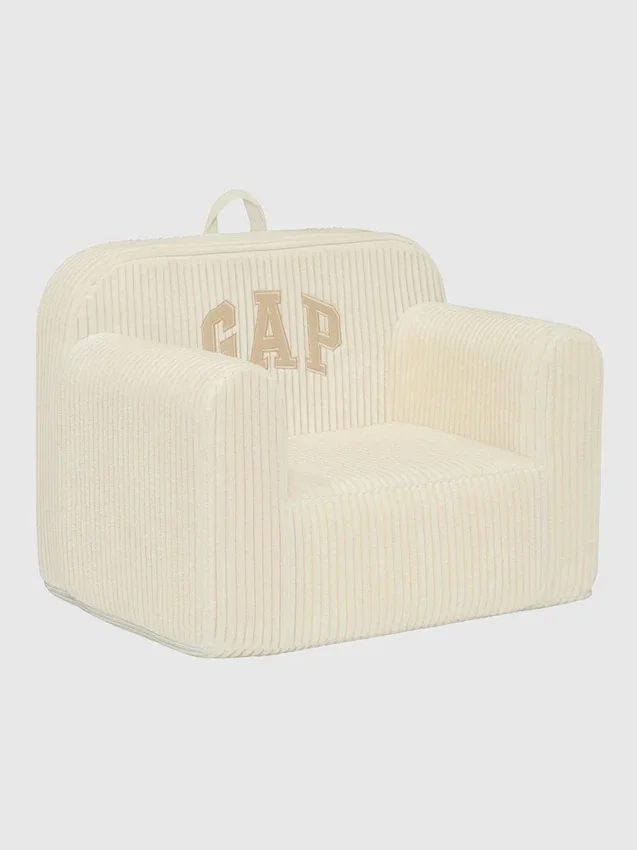 babyGap geribbelde velours stoel met logo