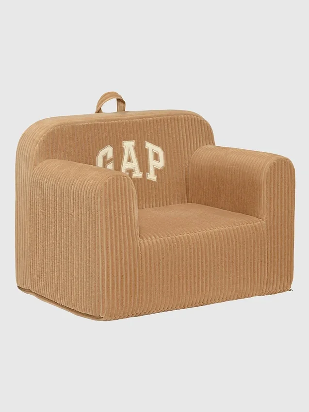 babyGap geribbelde velours stoel met logo