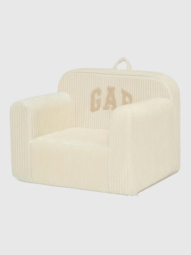 babyGap geribbelde velours stoel met logo