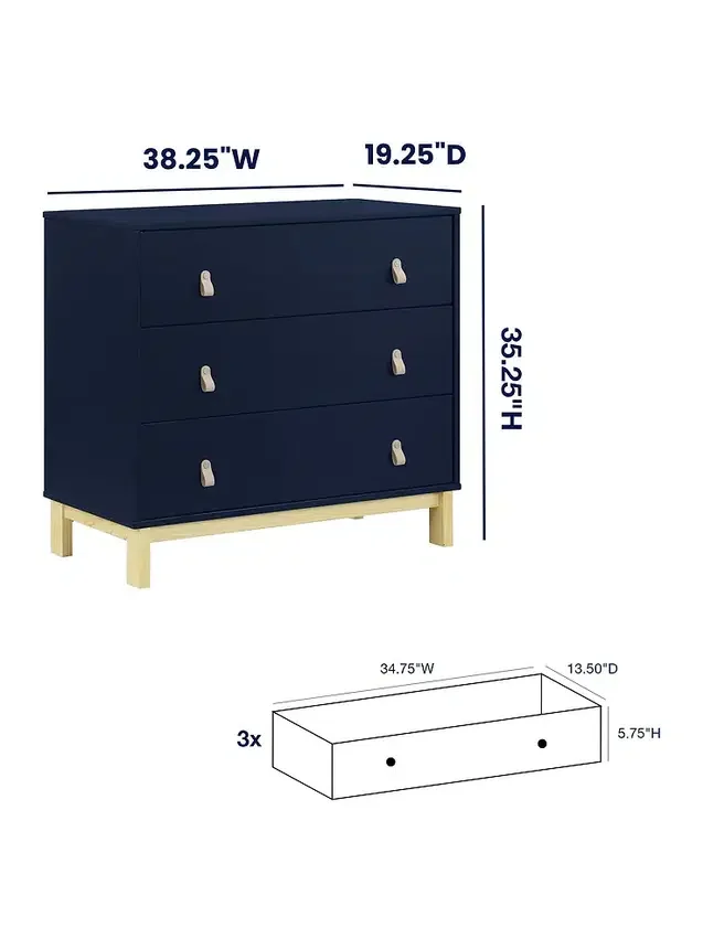 babyGap Legacy-commode met 3 lades