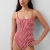 Badkleding met ronde hals