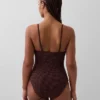 Badkleding met ronde hals