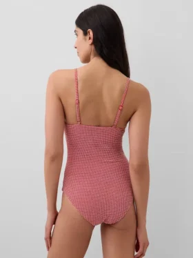 Badkleding met ronde hals