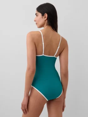Badkleding met ronde hals