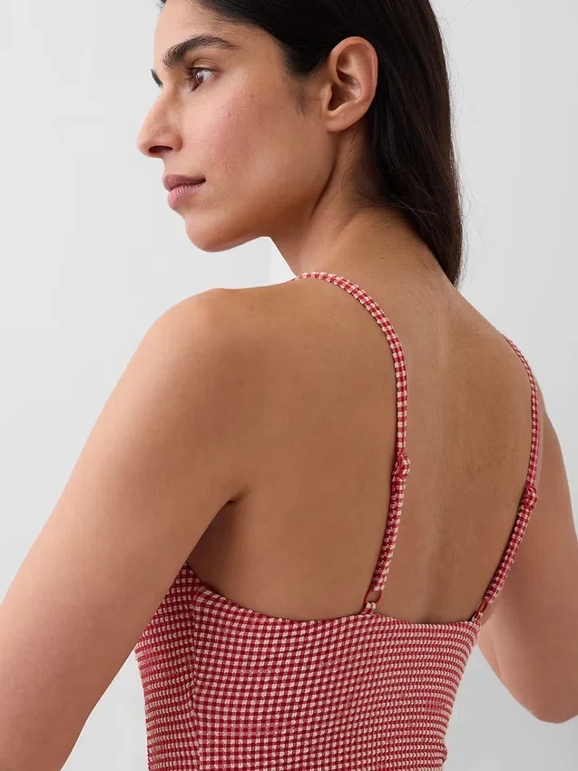 Badkleding met ronde hals