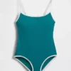 Badkleding met ronde hals