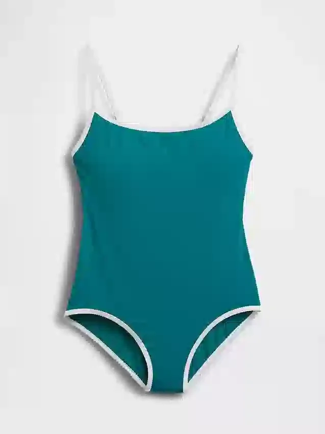 Badkleding met ronde hals