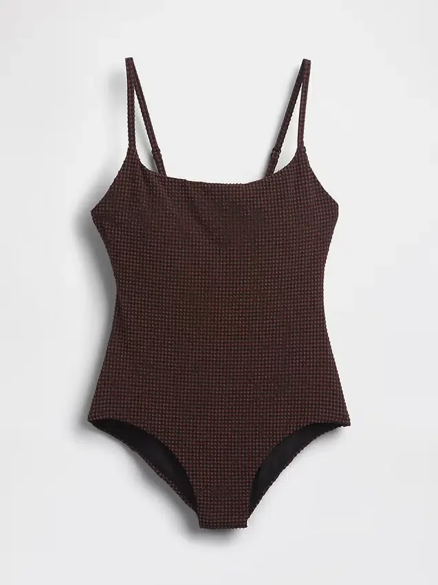 Badkleding met ronde hals