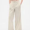 Baggy broek van corduroy met middelhoge taille