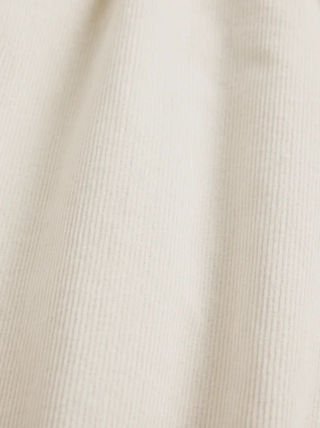 Baggy broek van corduroy met middelhoge taille