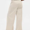 Baggy broek van corduroy met middelhoge taille