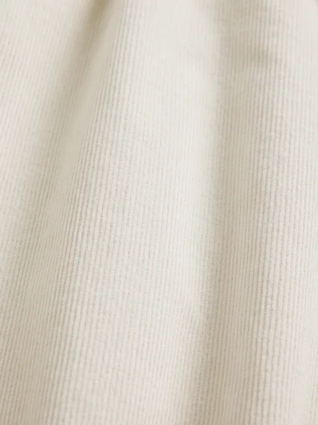 Baggy broek van corduroy met middelhoge taille