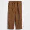 Baggy carpenter-broek met dubbele knieën voor peuters, met elastische tailleband