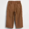 Baggy carpenter-broek met dubbele knieën voor peuters, met elastische tailleband