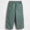 Baggy carpenter-broek met dubbele knieën voor peuters, met elastische tailleband