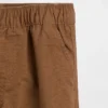 Baggy carpenter-broek met dubbele knieën voor peuters, met elastische tailleband