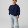 Baggy carpenter-Jeans met elastische tailleband voor Baby & Peuter