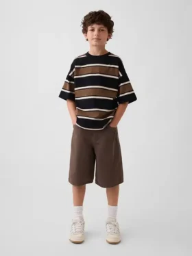 Baggy denimkorte broeken voor kinderen