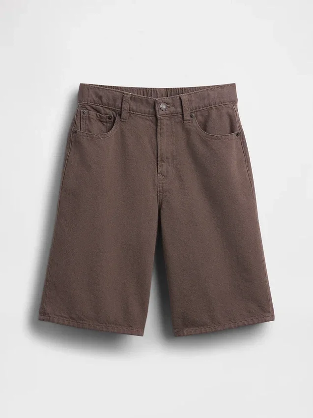 Baggy denimkorte broeken voor kinderen