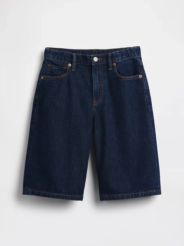 Baggy denimkorte broeken voor kinderen