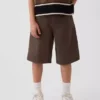 Baggy denimkorte broeken voor kinderen