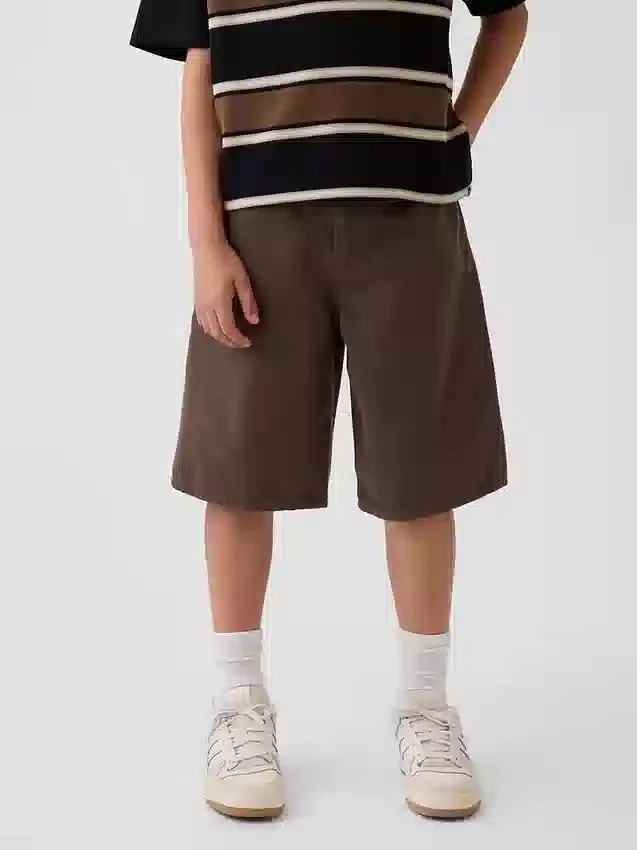 Baggy denimkorte broeken voor kinderen