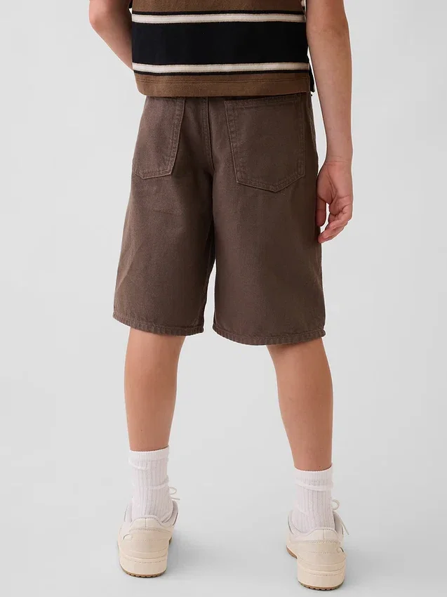 Baggy denimkorte broeken voor kinderen