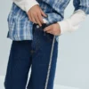 Baggy denimkorte broeken voor kinderen
