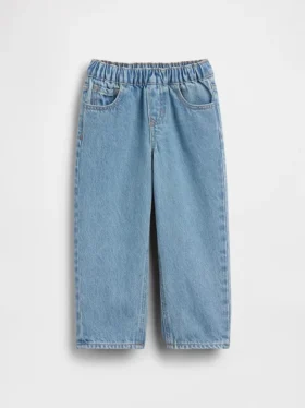 Baggy-jeans met elastische tailleband voor Baby & Peuter