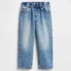 Baggy-jeans met elastische tailleband voor Baby & Peuter