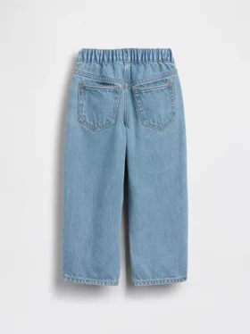 Baggy-jeans met elastische tailleband voor Baby & Peuter