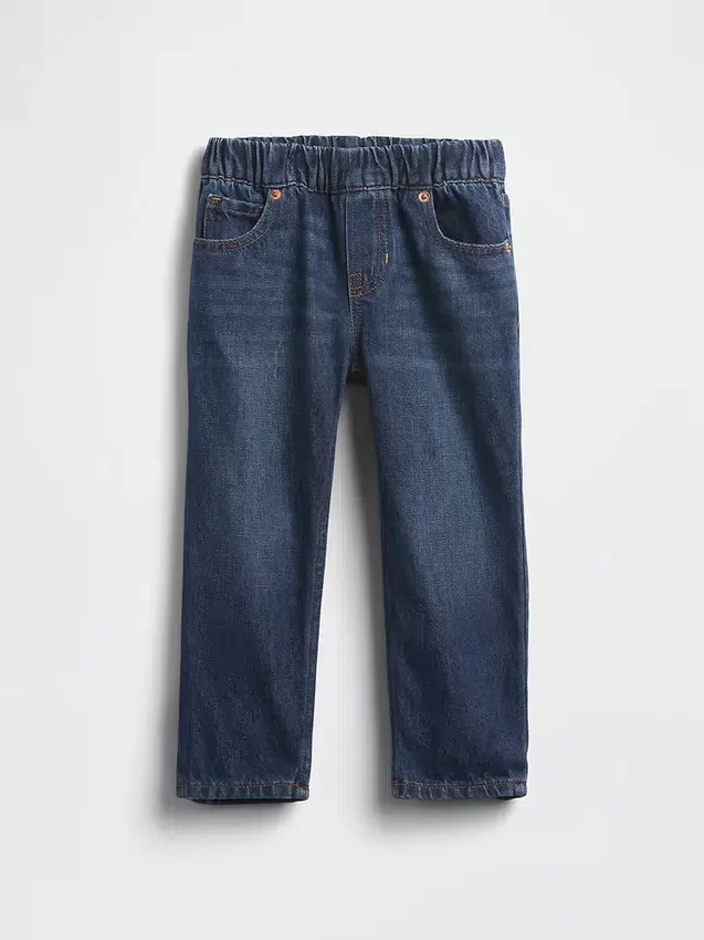 Baggy-jeans met elastische tailleband voor Baby & Peuter
