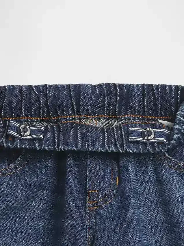 Baggy-jeans met elastische tailleband voor Baby & Peuter