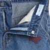 Baggy-Jeans met lage taille en borduursel voor kinderen
