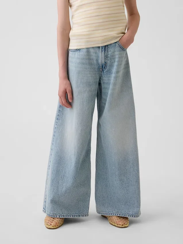 Baggy-Jeans met lage taille voor kinderen