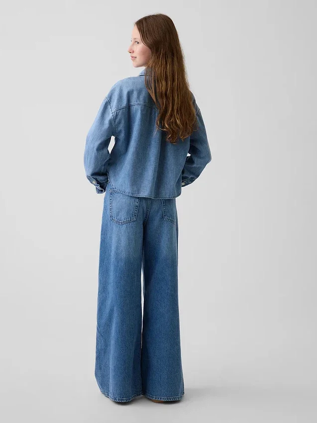 Baggy-Jeans met lage taille voor kinderen