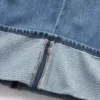 Baggy-Jeans met middelhoge taille en ultrazachte omgeslagen boorden