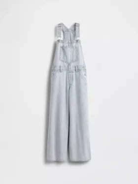 Baggy-overall met strepen van denim voor kinderen