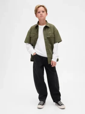 Baggy taper-Jeans voor kinderen