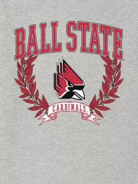 Ball State University Laurels donker T-shirt met afbeelding