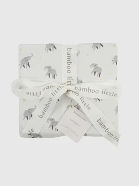 Bamboe babydeken met kleine olifant