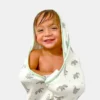Bamboe Little Elephant-handdoekenset met capuchon