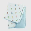 Bamboe Little Trucks-babydeken
