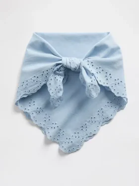 Bandana-sjaal van 100% katoen met oogjes