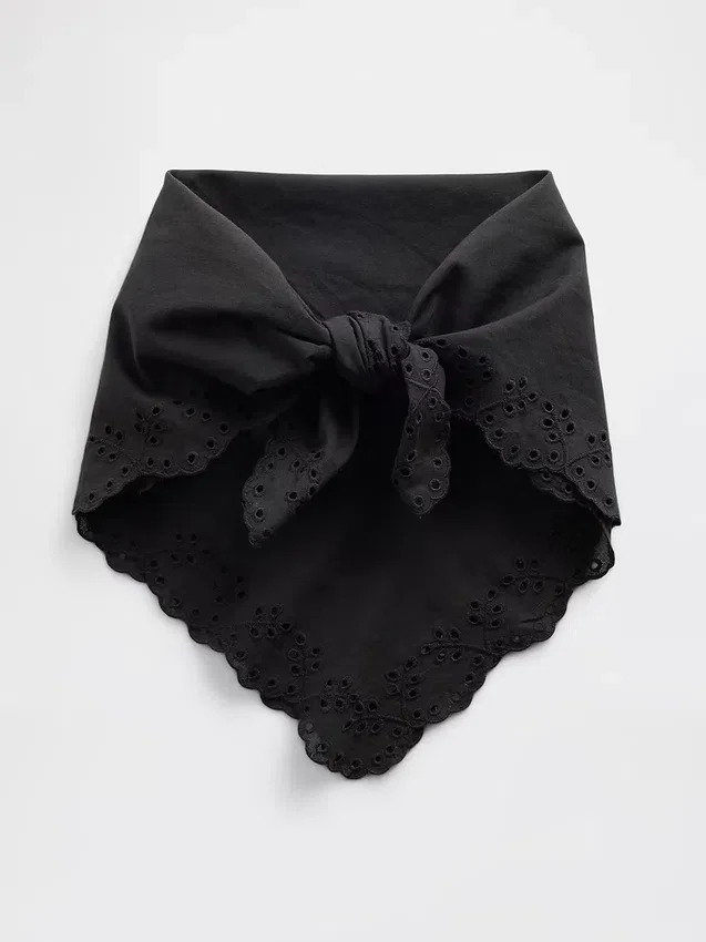 Bandana-sjaal van 100% katoen met oogjes