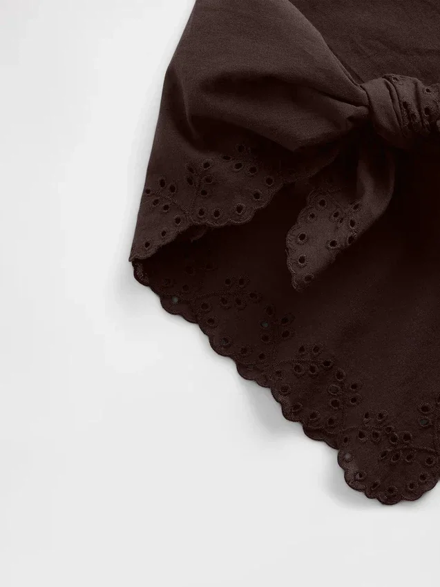Bandana-sjaal van 100% katoen met oogjes
