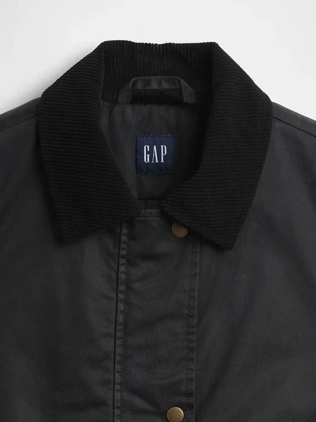 Barn-vest van gewaxt canvas